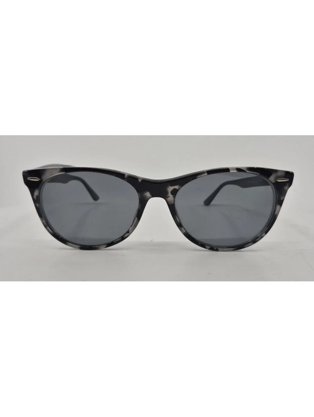 Ray-Ban Wayfarer II RB2185 1250/AD Gray On Black Sunglasses Full Rim 55-18-145